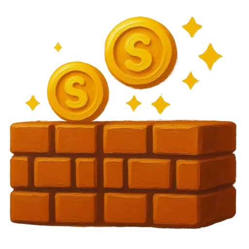 Revenue generation coins illustration